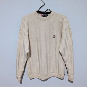 Chaps Ralph Lauren Cream Men's Sweater Size XL